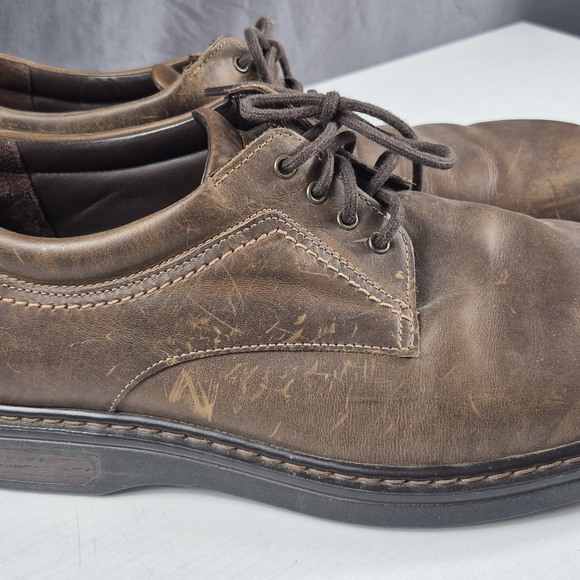 SAS Men\'s Brown Leather Lace-Up Oxfords main image 5